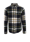 Gant Flannel Check Shirt, Tartan Green