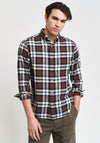 Gant Flannel Plaid Shirt, Brown Multi