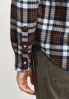 Gant Flannel Plaid Shirt, Brown Multi