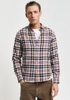 Gant Flannel Plaid Shirt, Wine Multi