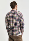 Gant Flannel Plaid Shirt, Wine Multi