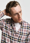 Gant Flannel Plaid Shirt, Wine Multi