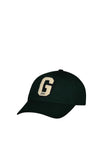 Gant G Badge Cotton Twill Cap, Tartan Green