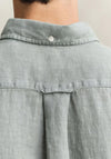 Gant Garment Dyed Linen Shirt, Duck Egg Blue