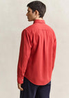 Gant Garment Dyed Twill Shirt, Maple Fire Red