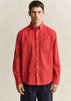 Gant Garment Dyed Twill Shirt, Maple Fire Red