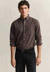 Gant Garment Dyed Twill Shirt, Shadow Brown