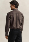 Gant Garment Dyed Twill Shirt, Shadow Brown