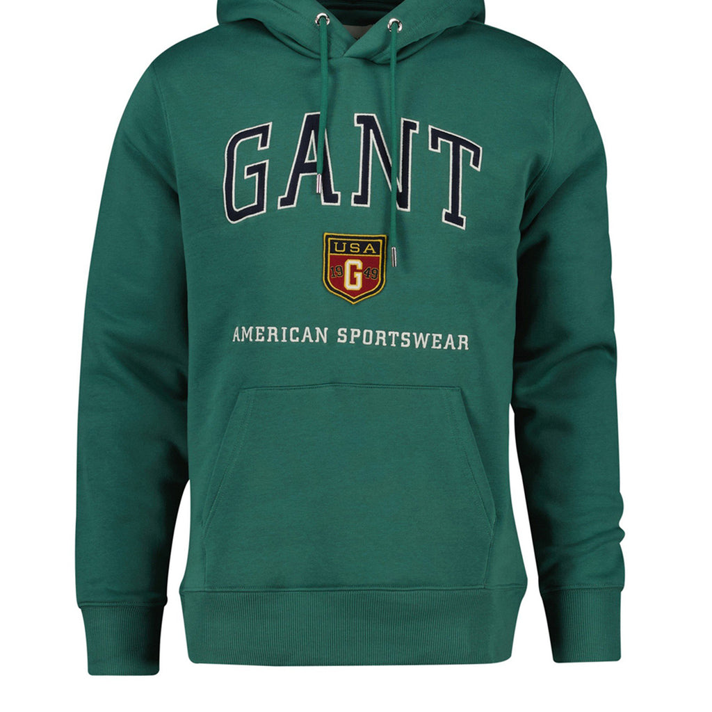 GANT Herren Kapuzenpullover – Bequemer Graphic Hoodie Mit Logo, Hoher Baumwollanteil