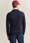 Gant Half Zip Collar Sweatshirt, Navy