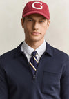 Gant Half Zip Collar Sweatshirt, Navy