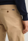 Gant Hallden Twill Chinos, Dark Khaki