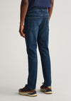 Gant Hayes Slim Fit Jeans, Dark Blue Worn In