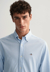 Gant Jersey Pique Shirt, Capri Blue