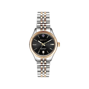 Gant Ladies Sussex Watch, Silver & Black