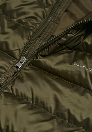 Gant Light Down Jacket, Racing Green