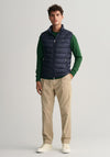 Gant Light Down Gilet, Evening Blue