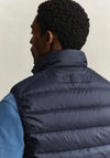 Gant Light Down Gilet, Navy