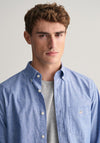 Gant Linen Shirt, Rich Blue
