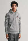 Gant Medium Archive Shield Hoodie, Grey Melange