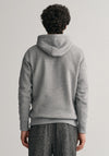 Gant Medium Archive Shield Hoodie, Grey Melange