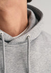 Gant Medium Archive Shield Hoodie, Grey Melange