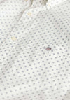 Gant Micro Print Shirt, Eggshell