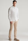 Gant Micro Print Slim Fit Shirt, Eggshell