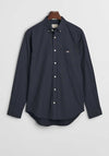 Gant Micro Print Shirt, Evening Blue