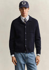 Gant Milano Knit Cardigan, Navy