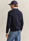 Gant Milano Knit Cardigan, Navy