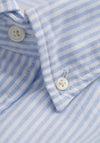 Gant Oxford Banker Stripe Shirt, Light Blue