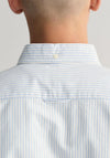 Gant Oxford Banker Stripe Shirt, Light Blue
