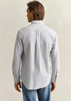 Gant Oxford Banker Stripe Shirt, Persian Blue