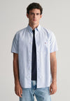 Gant Oxford Short Sleeve Shirt, Light Blue