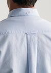 Gant Oxford Short Sleeve Shirt, Light Blue