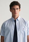 Gant Oxford Short Sleeve Shirt, Light Blue