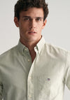 Gant Oxford Short Sleeve Shirt, Milky Matcha