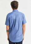 Gant Oxford Short Sleeve Shirt, Rich Blue