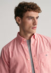 Gant Oxford Short Sleeve Shirt, Sunset Pink