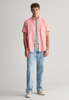 Gant Oxford Short Sleeve Shirt, Sunset Pink