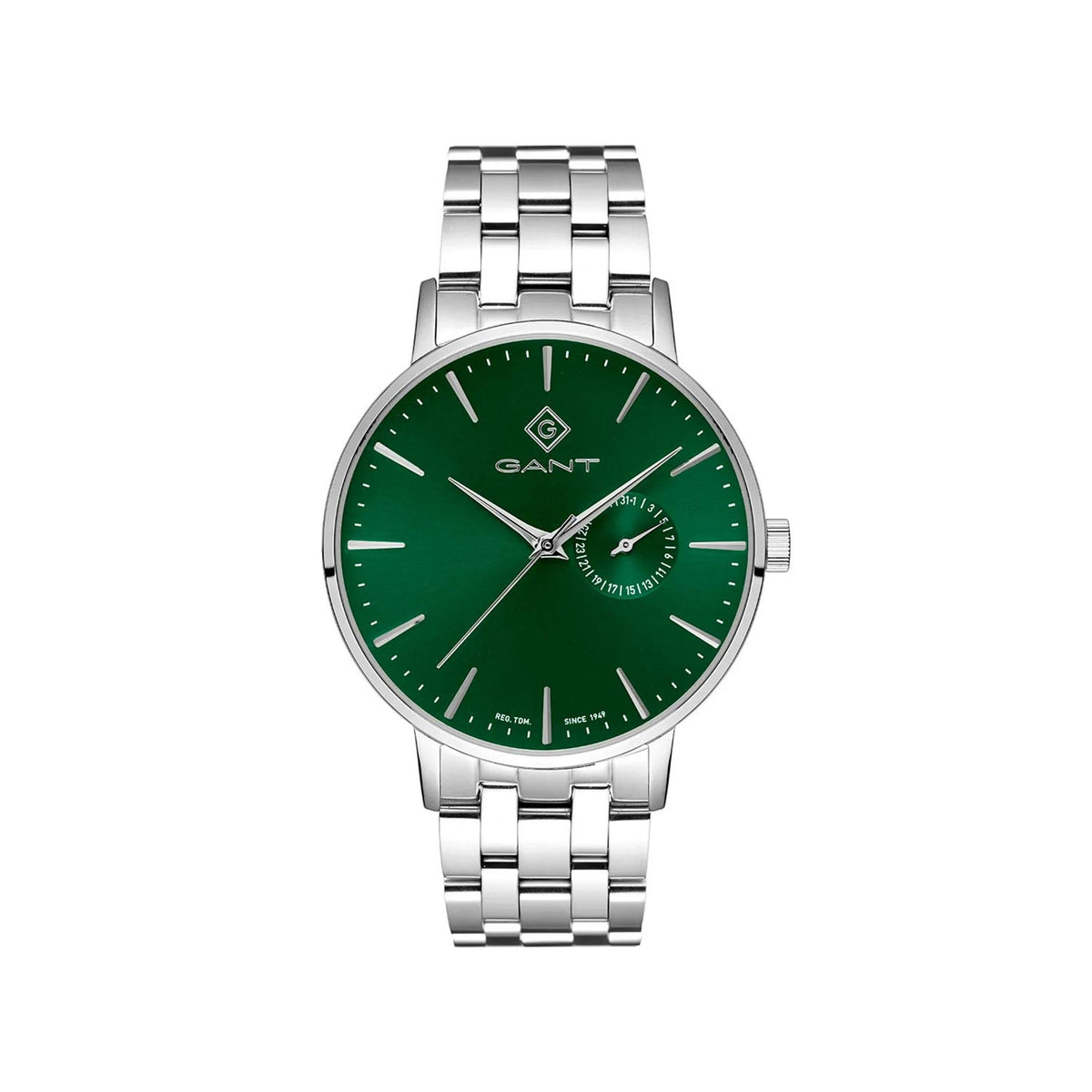 Gant Men’s Park Hill III Watch, Silver & Green