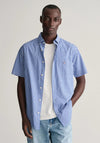 Gant Poplin Gingham Shirt, College Blue