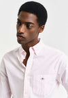 Gant Poplin Gingham Shirt, Light Pink