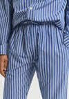 Gant Stripe Pyjama Set, Rich Blue