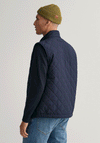 Gant Quilted Gilet, Evening Blue