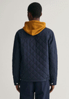 Gant Diamond Quilted Jacket, Evening Blue