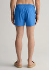 Gant Seasucker Logo Swim Shorts, Day Blue