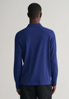Gant Shield Long Sleeve Pique Polo Shirt, Rich Navy