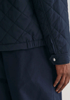 Gant Diamond Quilted Jacket, Evening Blue
